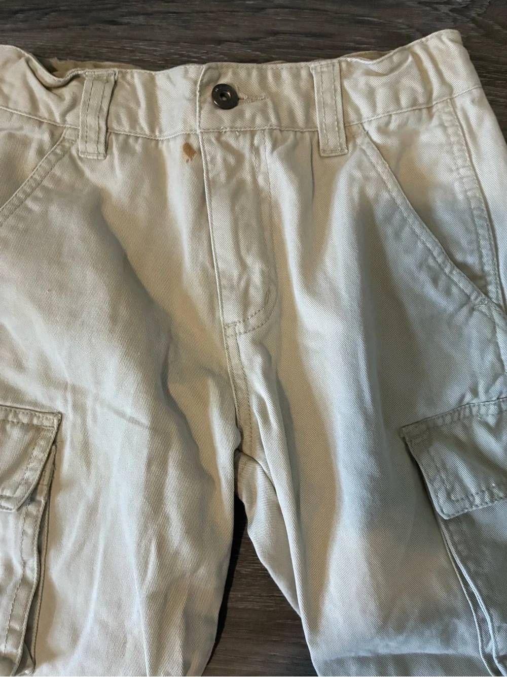 Boys Cargo Pants in Light Beige - Size 5